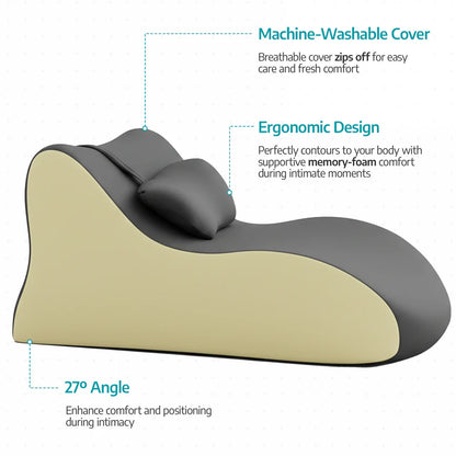 The Naughty Curve Pillow